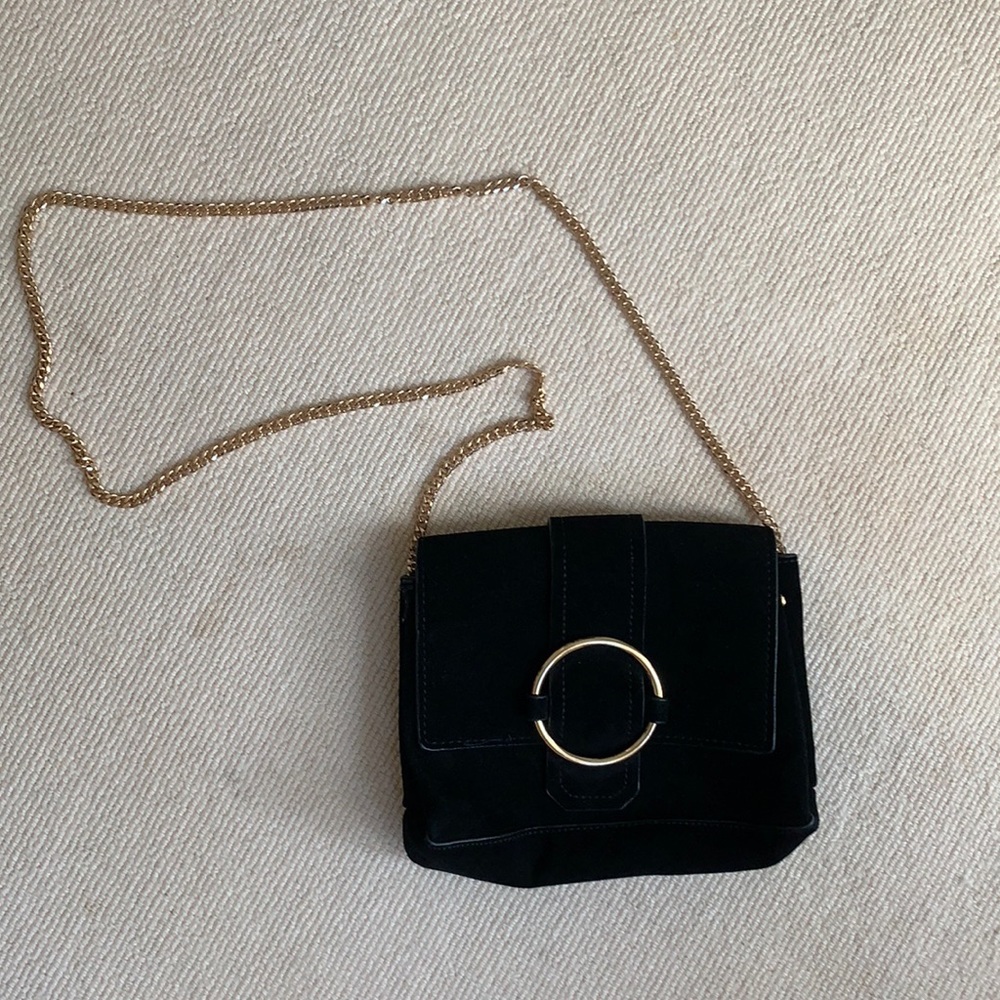 Black purse from mango